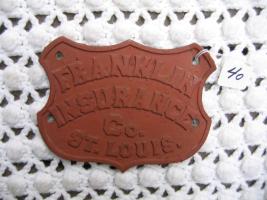 Franklin Insurance Co. St. Louis, Missouri. 1855-