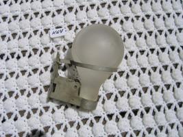 Glass Grenade - clear with Holder. Full. No Deca