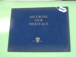 Book. Securing Our Heritage - A Canadian Review.