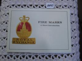 Fire Marks, A Short Introduction. Pamphlet - Part