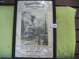 National Liberty Insurance Company Framed Advertis