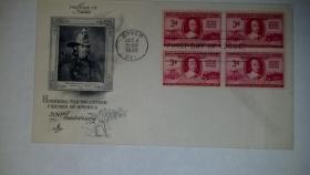 1948 First Day Cover Honoring the 300th Anniversar