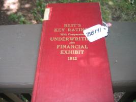 Hardback Booklet. Best's Key Ratings with Compara