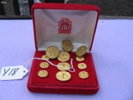 Fire Department Buttons from the New York Fire Hou