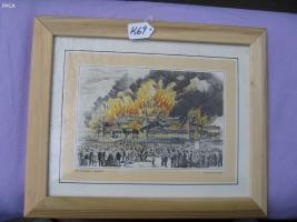 Framed Picture. Fire Protection Art: Number 2.