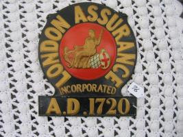 London Assurance. London, England. Heavy Tin. 1