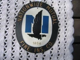 Nationwide Mutual Fire Ins. Co. Plaque. Composite