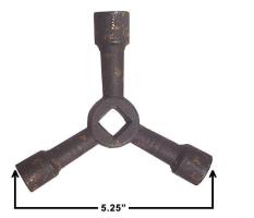 Bed Key Variation. Cast Iron. Four Slightly Diff