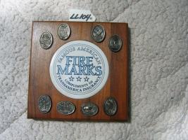 Fire Marks Plaque Advertising Piece from Transamer