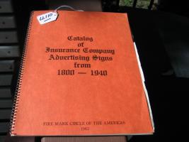 Catalog of Insurance Company Advertising Signs fro