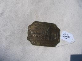 Belt Buckle. Brass. America's Heroe's Fire Depart