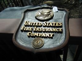 United States Fire Insurance Company. Agency Plaq