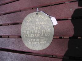 Mutual Fire Insurance Co Advertising Piece. Oven