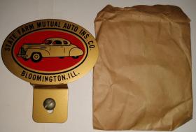 State Farm Auto Tag. New, old stock State Farm tag