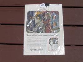 Saturday Evening Post Magazine Advertisement for I