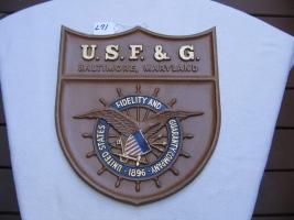 U.S.F&G, Baltimore, Maryland. Agency Plaque. Shiel