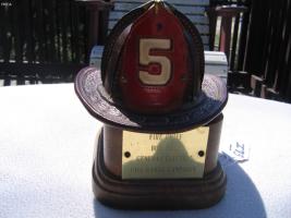 Fire Hat Presentation Piece