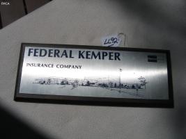 Federal Kemper Plaque