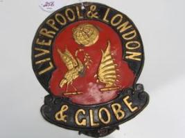 #256 Liverpool & London & Globe Fire Mark. B943