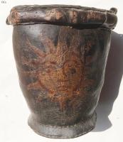 #262 Sun Fire Office Leather Bucket