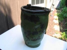 #166 Fire Bucket probably used  for household fires. Old but not in great shape