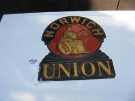 #184 Norwich Union Fire Mark. Bulau 719. Norwich Union Fire Insurance Society.