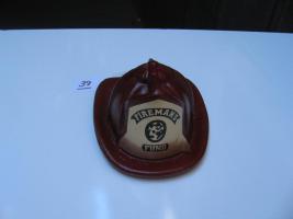 #039 Fireman's Fund Fireman's Helmet small advertising piece. Helmet shaped paperweight