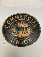 168 Firemark, Foreign Commercial Union, BU917. Tin. Repainted.