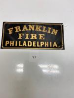 197 Firemark, U.S. Franklin Fire - Philadelphia, BU118. 1835.