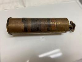 American LaFrance brass fire extinguisher