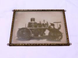 Framed Item, Steamer on glass