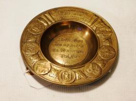 Advertising, Brass Dish
