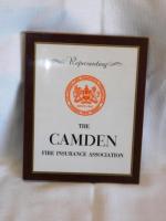 Plaque, Camden fire insurance