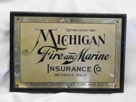 Sign, Michigan Fire & Marine