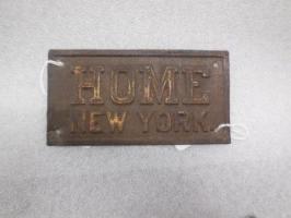 Home Insurance Company New York, tin, B230, 2nd mark of company, issued about 1860, rare