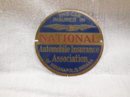 National Automobile Insurance Association, Indianapolis, auto tag